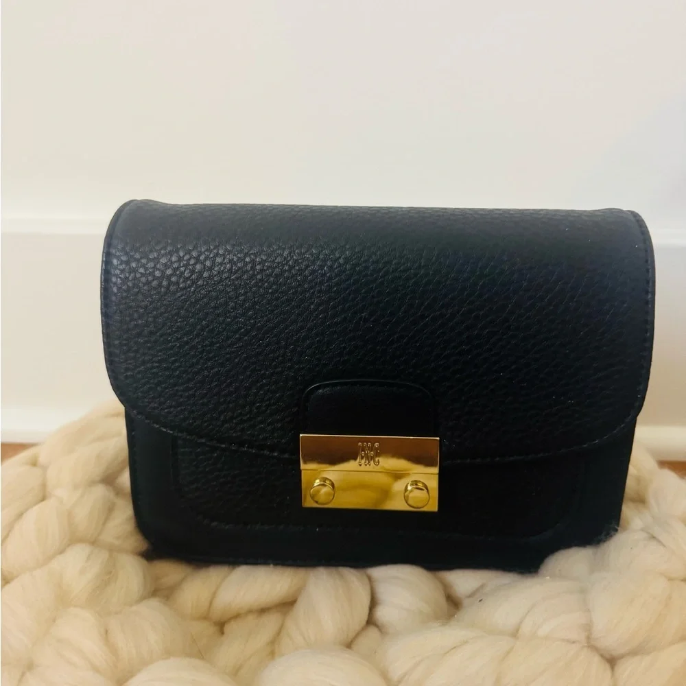 Inc Chic Black Bag with chain strap